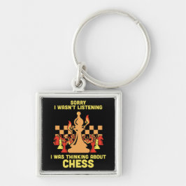 Funny Chess Quote Gift for Chess Players & Lovers Schlüsselanhänger