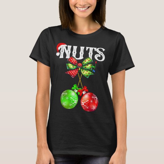 Funny Chest Nuts Chestnuts Matching Family Christm T-Shirt (Vorderseite)