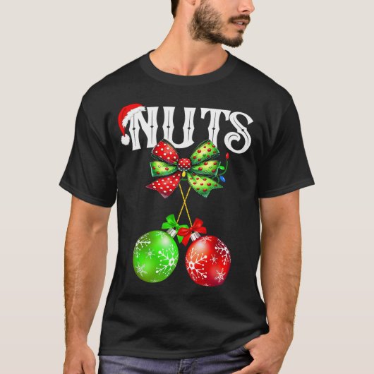 Funny Chest Nuts Chestnuts Matching Family Christm T-Shirt (Vorderseite)