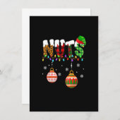 Funny Chest Nuts Paare Weihnachtskastanien Erwachs Einladung (Vorne/Hinten)