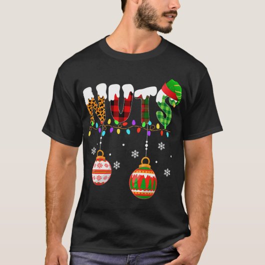 Funny Chest Nuts Paare Weihnachtskastanien Erwachs T-Shirt (Vorderseite)