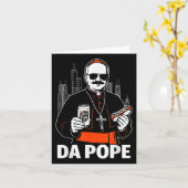 Funny Chicago Pope Leo Xiv Graphic Karte (Gelbe Blume)