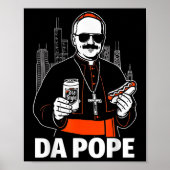 Funny Chicago Pope Leo Xiv Graphic Poster (Vorne)