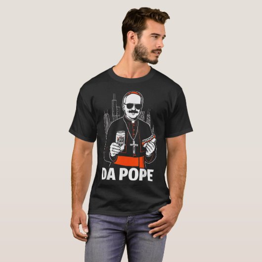Funny Chicago Pope Leo Xiv Graphic T-Shirt (Vorne ganz)