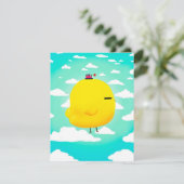 Funny chick Eggs for Farm Lover | Geschenk für die Einladung (Stehend Vorderseite)