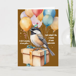 Funny Chickadee Birthday Party - Parco Civico-Cian Einladung