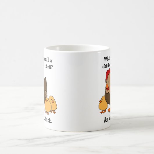 Funny Chicken Alarm Kluck Joke Kaffeetasse (Mittel)