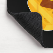 Funny Chicken & Waffles Matching Halloween Cos Mousepad (Ecke)