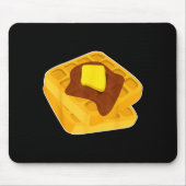 Funny Chicken &amp; Waffles Matching Halloween Cos Mousepad (Vorne)