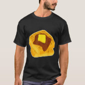 Funny Chicken & Waffles Matching Halloween Cos T-Shirt (Vorderseite)
