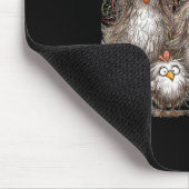 Funny Chicken Art Eagerlys Mousepad (Ecke)