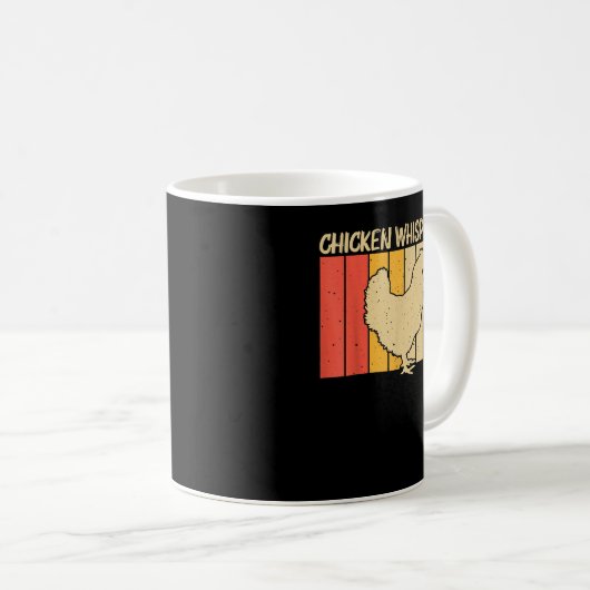 Funny Chicken Art für Männer Bauer Huhn Pou Kaffeetasse (VorderseiteRechts)
