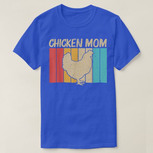 Funny Chicken Art Mama Bauer Huhn/Schlafen T-Shirt (Design vorne)
