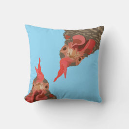 Funny Chicken Auf den Kopf Kissen