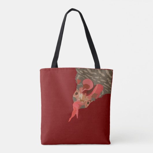 Funny Chicken Auf den Kopf Tasche (Rückseite)