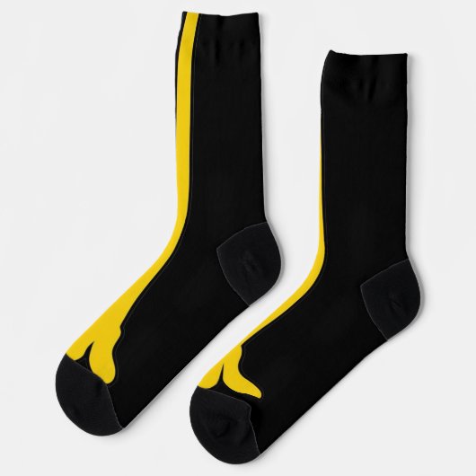 Funny Chicken Beine Feed Socks Knee Tier Socken (Linkes Detail)