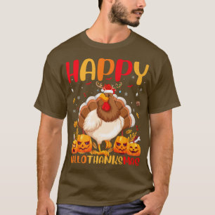 Funny Chicken Bird Lover Happy Chicken HalloDanke T-Shirt