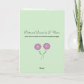 Funny Chicken Birthday Card Karte (Rückseite)