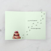 Funny Chicken Birthday Card Karte (Innenseite)