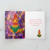Funny Chicken Birthday Card Karte (Innenseite)