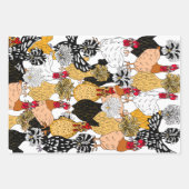 Funny Chicken Birthday Geschenkpapier Set (Vorderseite 2)