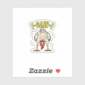 Funny Chicken Butt F-Caw-F Rooster Country Hen Chi Aufkleber (Blatt)