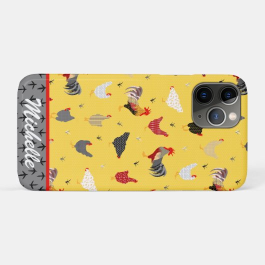Funny Chicken Case-Mate iPhone Hülle (Rückseite (Horizontal))