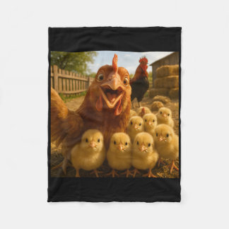 Funny Chicken Chicks For Easter Chickens Halloween Fleecedecke