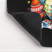 Funny Chicken Christmas Lights Farm Animal Cute Xm Mousepad (Ecke)