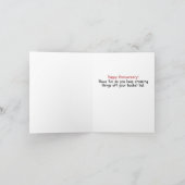 Funny Chicken Couple Jubiläum Karte (Innenseite)