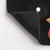 Funny Chicken Face Halloween Mousepad (Ecke)