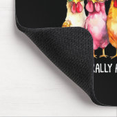 Funny Chicken Farmer Gift – I Raise Chickens Humor Mousepad (Ecke)
