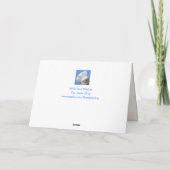 Funny Chicken Fifty & Fabulous Geburtstag Karte (Rückseite)