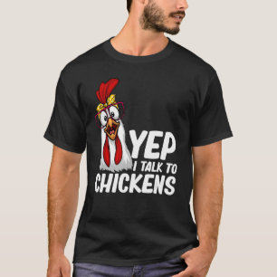 Funny Chicken für Männer Frauen Crazy Chicken Baue T-Shirt