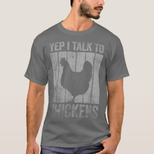 Funny Chicken für Männer Frauen Crazy Chicken Baue T-Shirt