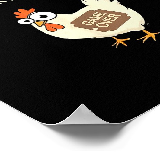 Funny Chicken Game Design Ltd Uni Chicken Game_ Do Poster (Ecke)