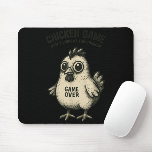Funny Chicken Game Graphic Tee Men Women Teens Boy Mousepad (Mit Mouse)