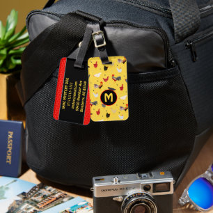 Funny Chicken Gepäckanhänger