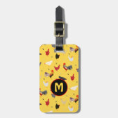 Funny Chicken Gepäckanhänger (Vorderseite vertikal)