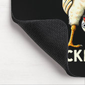 Funny Chicken Graphic Tee Men Women Kids Chicken B Mousepad (Ecke)