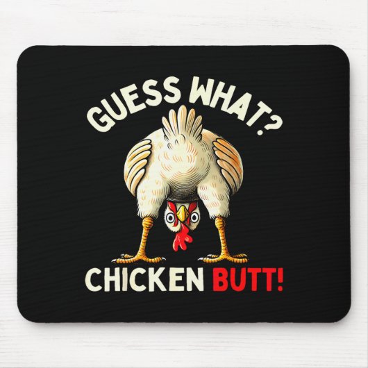 Funny Chicken Graphic Tee Men Women Kids Chicken B Mousepad (Vorne)
