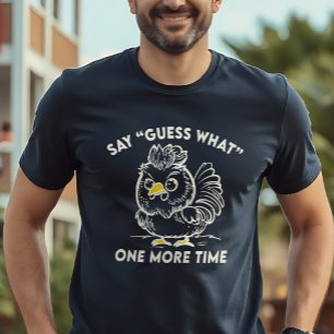 Funny Chicken Hintern Angry Hen Parody Poultry Spa Tri-Blend Shirt