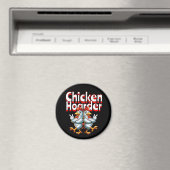 Funny Chicken Hoarder Magnet (In Situ (Geschirrspüler))