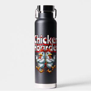 Funny Chicken Hoarder Personalisiert Trinkflasche