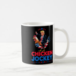 Funny Chicken Jockey Trump Meme Kaffeetasse