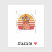 Funny Chicken Joess Ratet Welcher Hühnchen Hintern Aufkleber (Blatt)