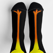 Funny Chicken leg Feet Socks Knie Tier Socken (Oben)