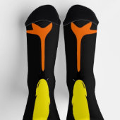 Funny Chicken leg Feet Socks Knie Tier Socken (Oben)