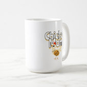 Funny Chicken Mama Kaffeetasse (VorderseiteRechts)