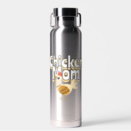 Funny Chicken Mama Personalisiert Trinkflasche